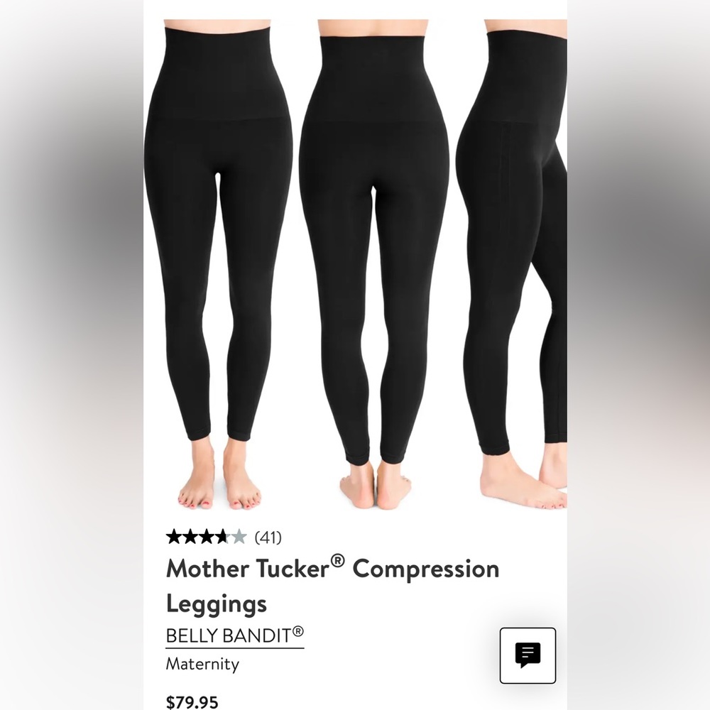 Belly bandit Mother Tucker compression leggings (xs) EUC